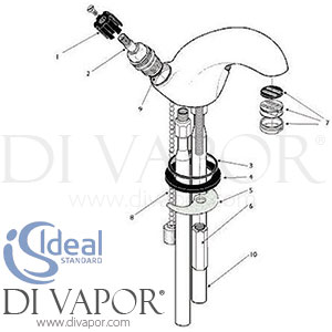 Ideal Standard Waterways Basin Filler Tap Spare Parts - IDL DV 307